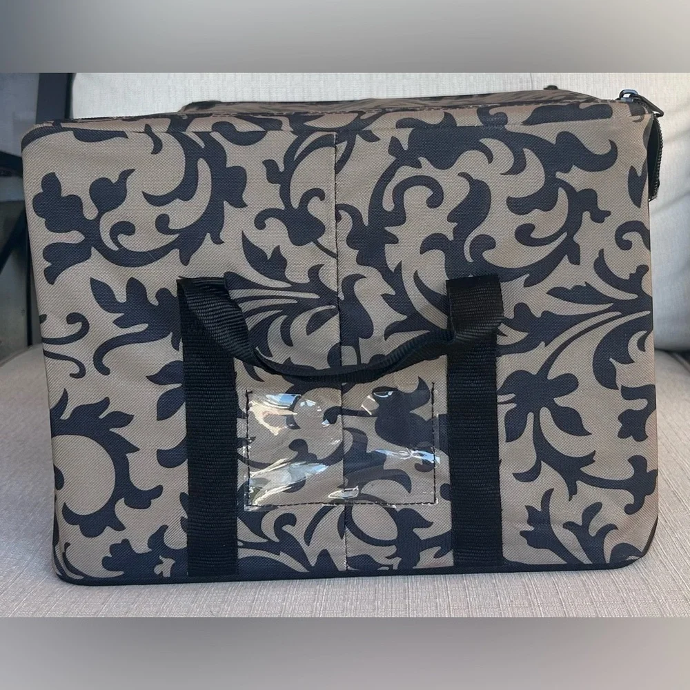 Reisenthel Baroque Large Fabric Storage Bin with Zipper